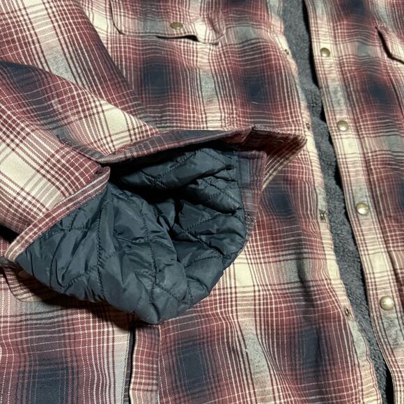 Carhartt 4XL XXXXL Plaid Sherpa Lined Insulated Shacket Shirt Jacket Men's - Picture 9 of 11